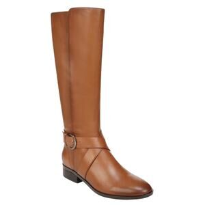 Naturalizer Women's Raisa Leather High Shaft Riding Boots Brown Size 6 1/2